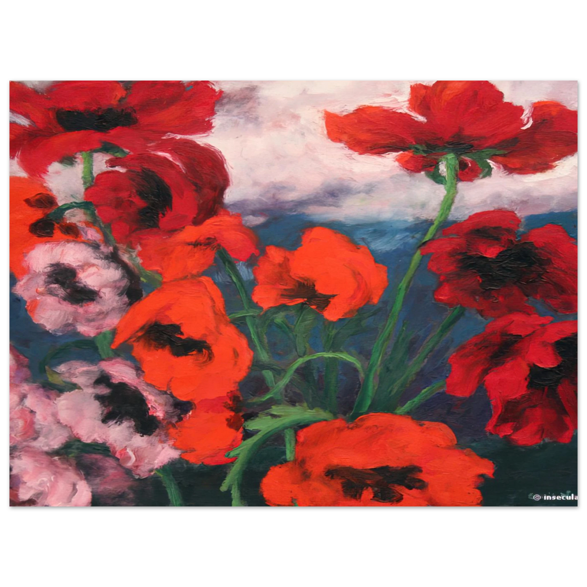 Large Poppies by Emil Nolde – art poster