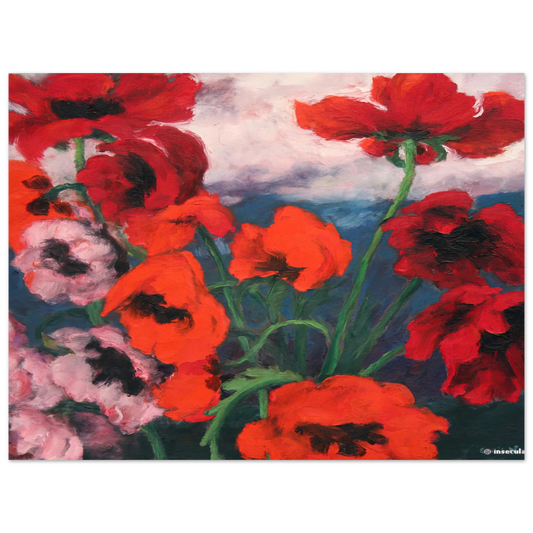 Large Poppies by Emil Nolde – art poster
