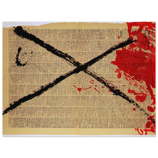 Journal by Antoni Tapies (1968) – art poster