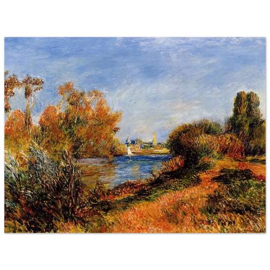 The Seine At Argenteuil by Pierre-Auguste Renoir – art poster
