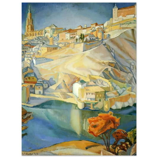 View Of Toledo by Diego Rivera (1912) – art poster