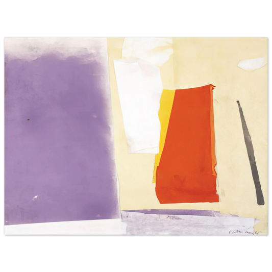Untitled 1 by Esteban Vicente (1985) – art poster