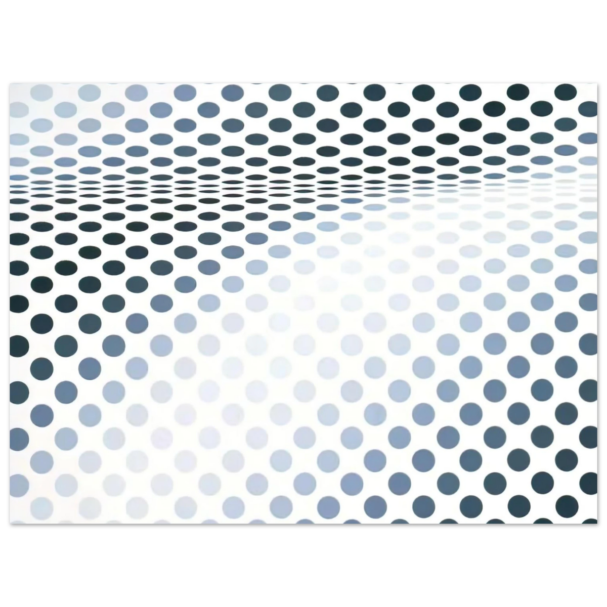 Hesitate by Bridget Riley (1964) – art poster, view 2