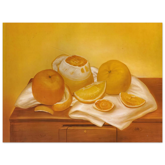 Oranges by Fernando Botero – art poster
