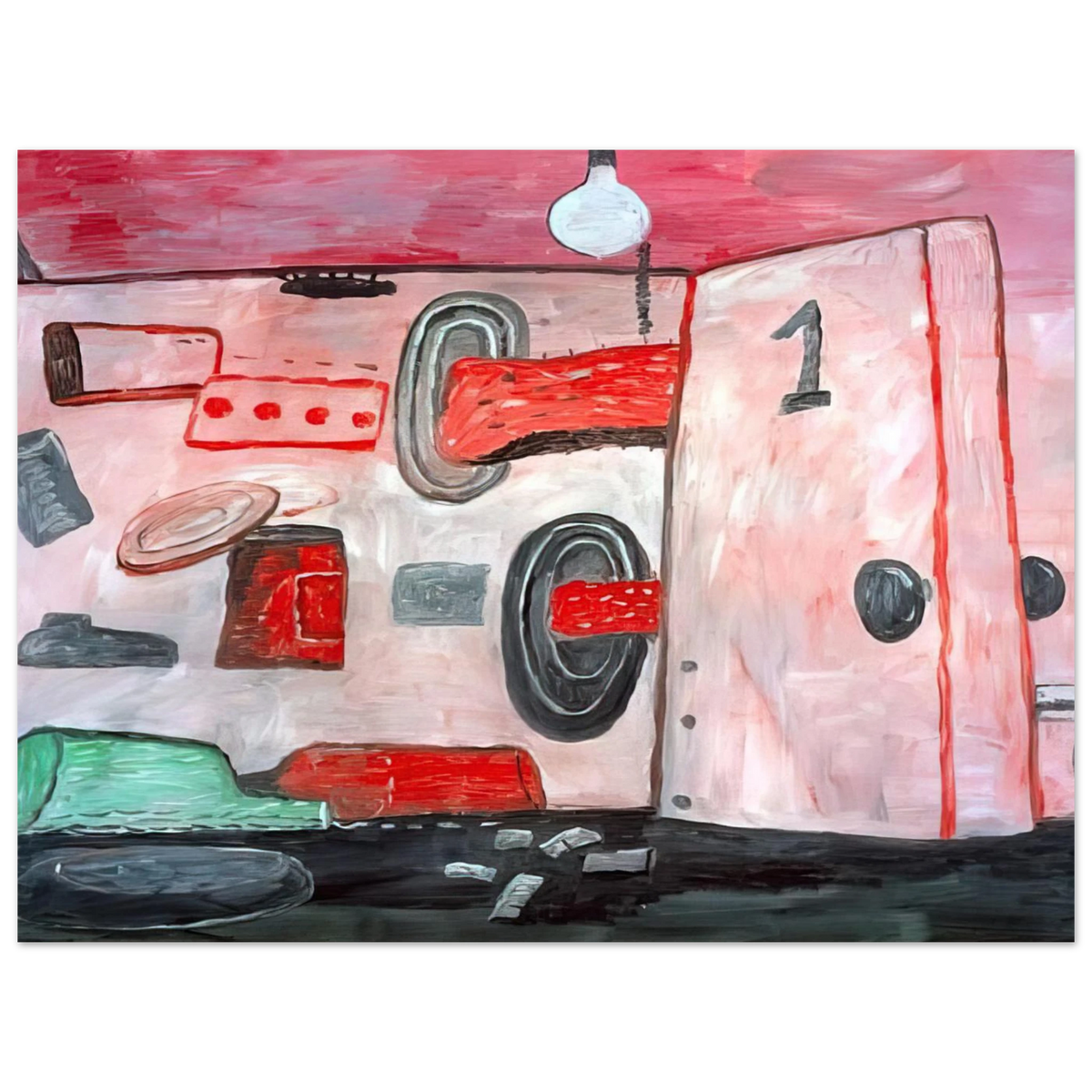 Inside Outside by Philip Guston (1977) – art poster, view 2