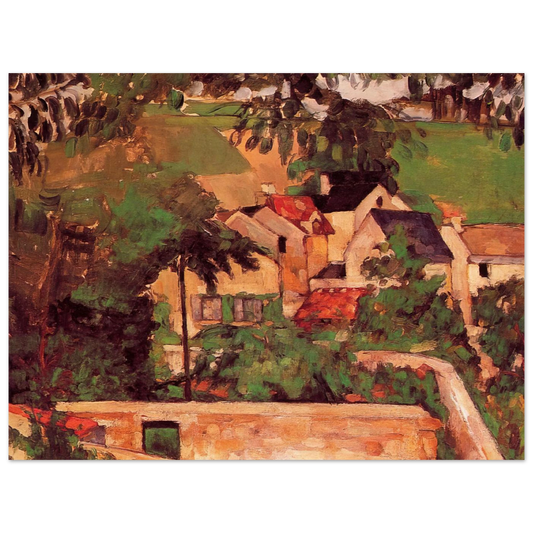 Etude - Paysage A Auvers by Paul Cézanne – art poster, view 2