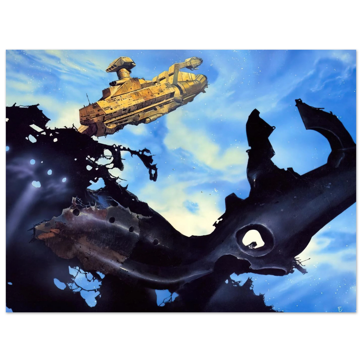 Untitled Artwork No. 10 by Chris Foss – art poster