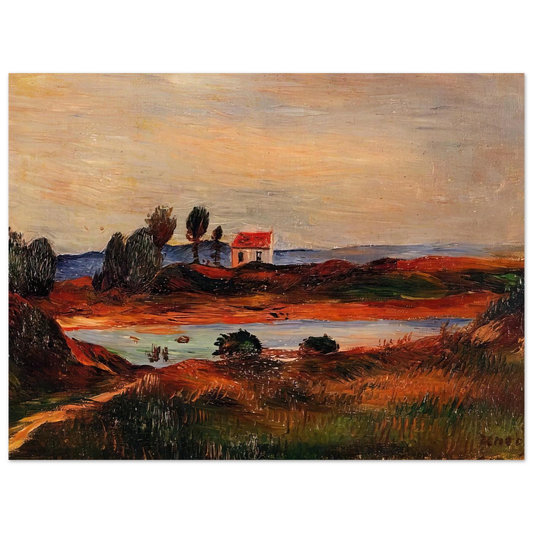 View Of Brittany by Pierre-Auguste Renoir – art poster, view 2