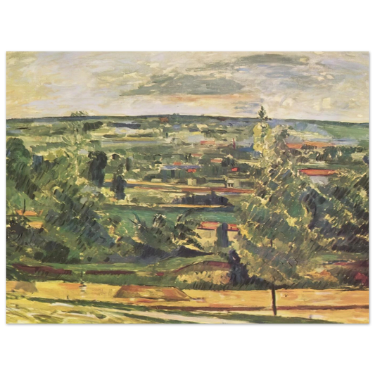 Landscape Of The Jas De Bouffan by Paul Cézanne – art poster