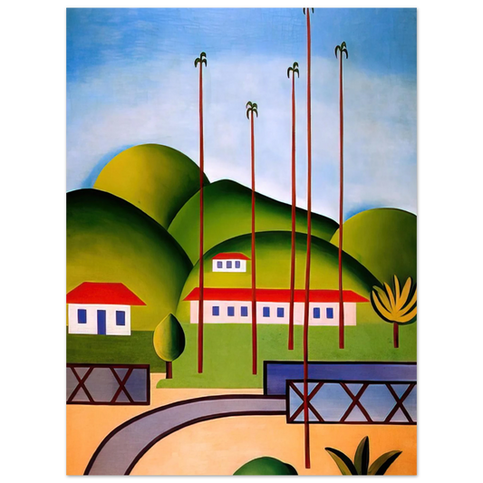 Palm Trees by Tarsila do Amaral – art poster, view 2