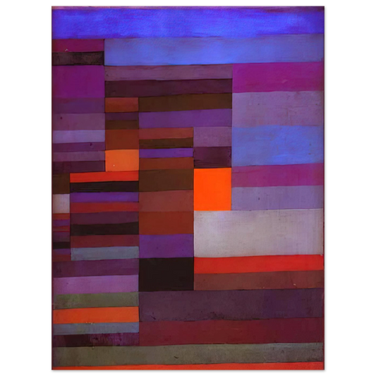 Fire Evening by Paul Klee (1929) – art poster, view 2