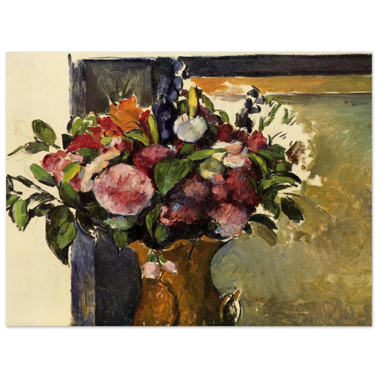 Flowers In A Vase by Paul Cézanne – art poster