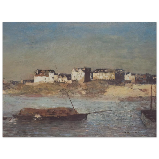 Breton Harbour by Odilon Redon – art poster