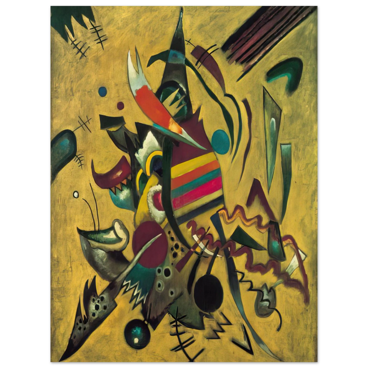 Untitled Artwork No. 7 by Wassily Kandinsky – art poster