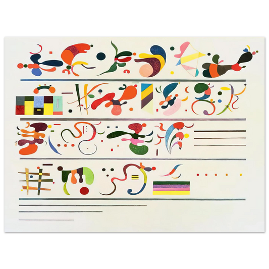 Succession by Wassily Kandinsky (1935) – art poster