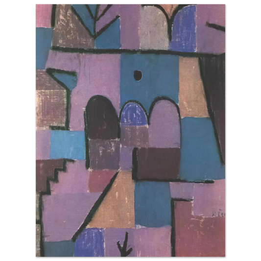 Oriental Garden by Paul Klee (1939) – art poster