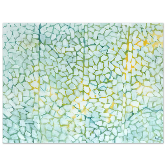 White Daisies Rhapsody by Alma Woodsey Thomas (1973) – art poster