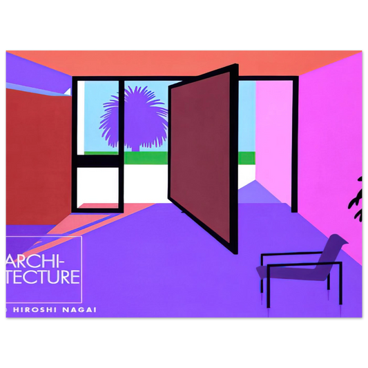 Building No. 10 by Hiroshi Nagai – art poster, view 2