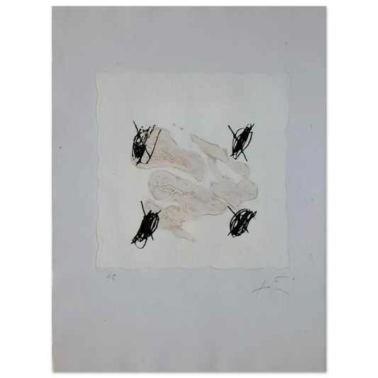 Petrificada Petrificante II by Antoni Tapies (1978) – art poster, view 2