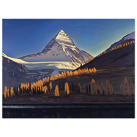 Mount Assiniboine, Canadian Rockies by Rockwell Kent – art poster, view 2