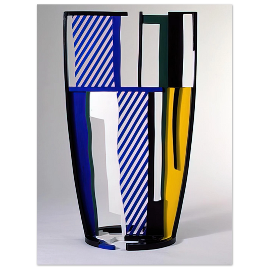 Glass Iv by Roy Lichtenstein (1977) – art poster