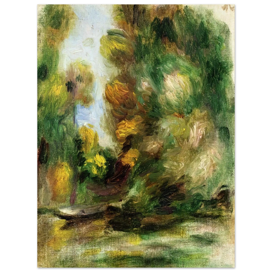 Banks Of The River by Pierre-Auguste Renoir – art poster, view 2