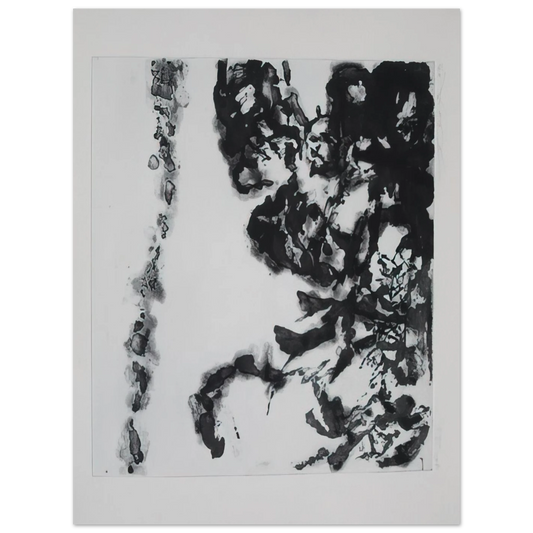 Eulogy On The Extremely Delicate Things by Zao Wou-Ki (1993) – art poster