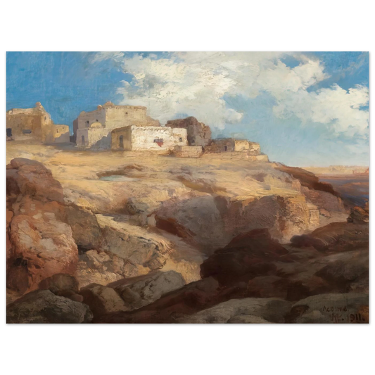 A Bit Of Acoma New Mexico by Thomas Moran – art poster, view 2