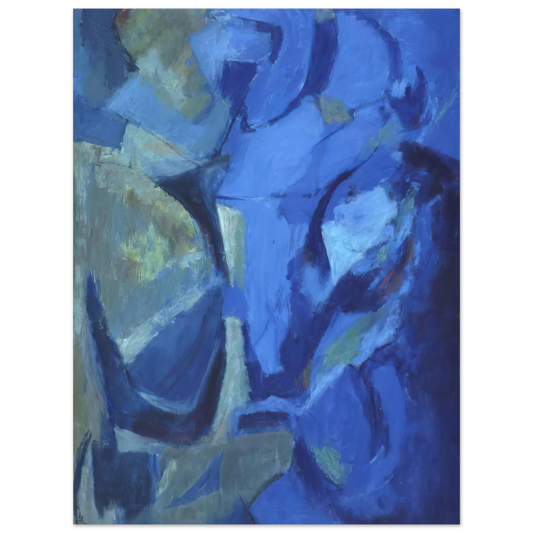 The Stormy Sea by Alma Woodsey Thomas (1958) – art poster