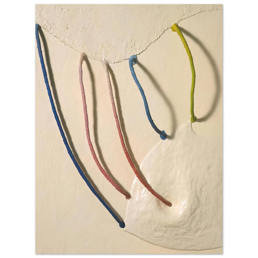 Tomorrow's Apples 5 In White by Eva Hesse (1965) – art poster
