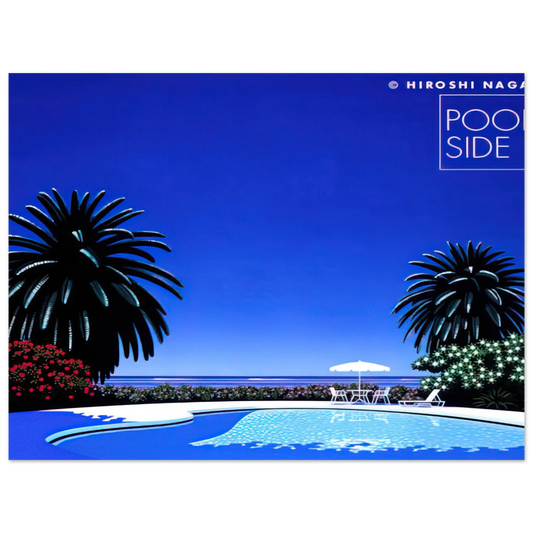 Poolside No. 6 by Hiroshi Nagai – art poster