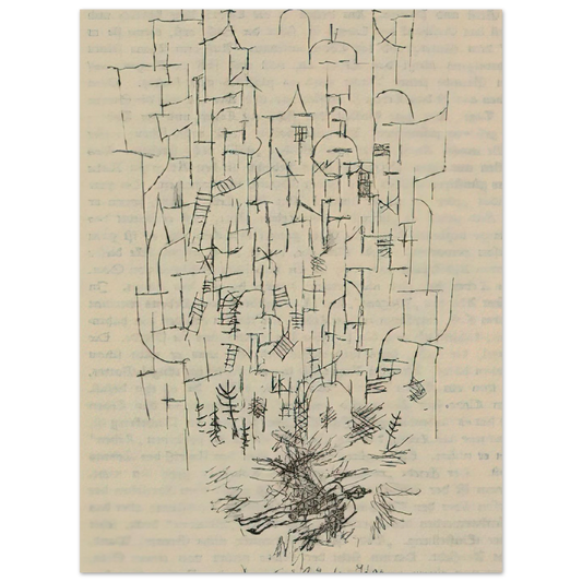 Death For The Idea by Paul Klee (1915) – art poster, view 2