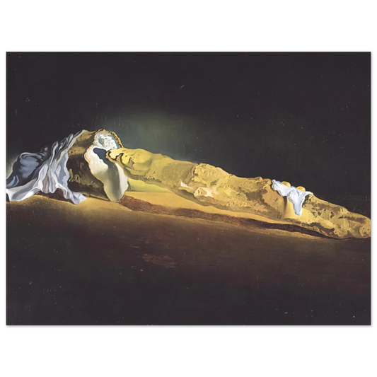 Ordinary French Loaf With Two Fried Eggs by Salvador Dali – art poster