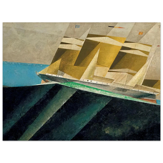 Mid Ocean by Lyonel Feininger (1937) – art poster