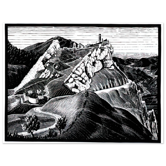 Untitled Print No. 16 by M.C. Escher – art poster