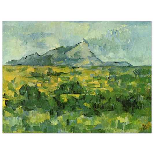 Mont Sainte-Victoire by Paul Cézanne – art poster