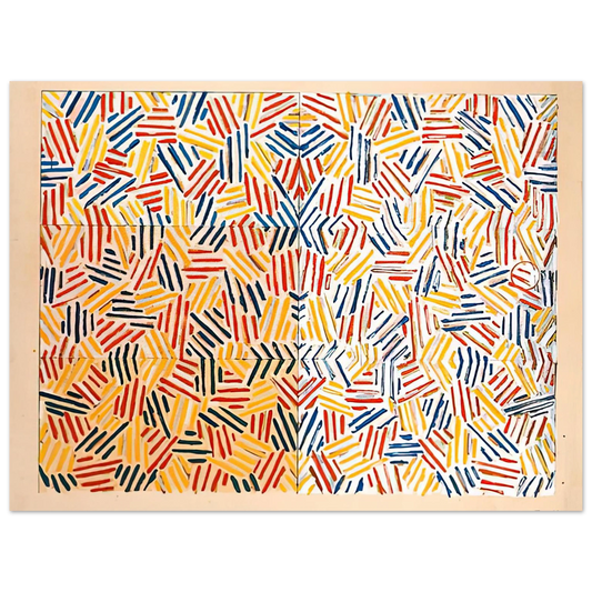 Corpse And Mirror 2 by Jasper Johns (1969) – art poster