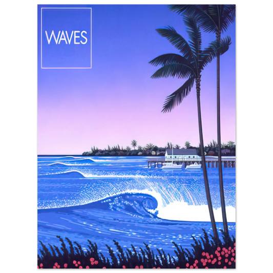 Waves No. 8 by Hiroshi Nagai – art poster