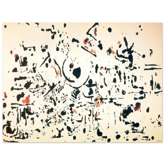Untitled by Jackson Pollock (1951) – art poster