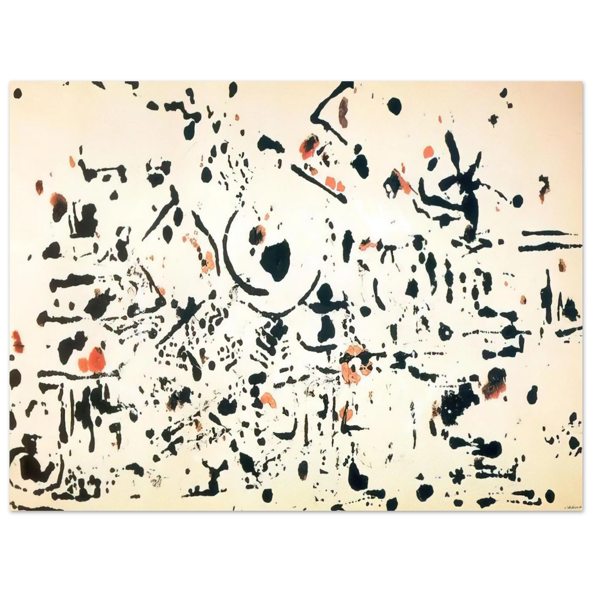 Untitled by Jackson Pollock (1951) – art poster, view 2