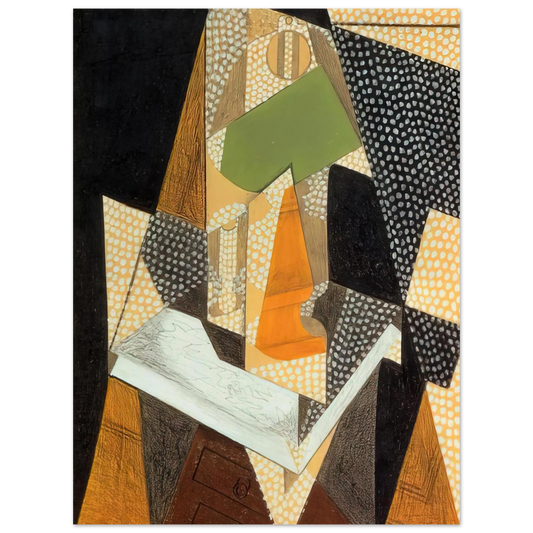 Lamp by Juan Gris (1916) – art poster