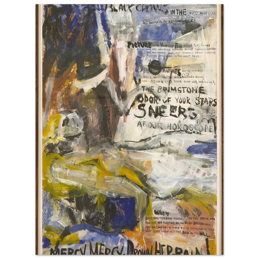 The Oranges No 1 Black Crows by Grace Hartigan (1949) – art poster, view 2