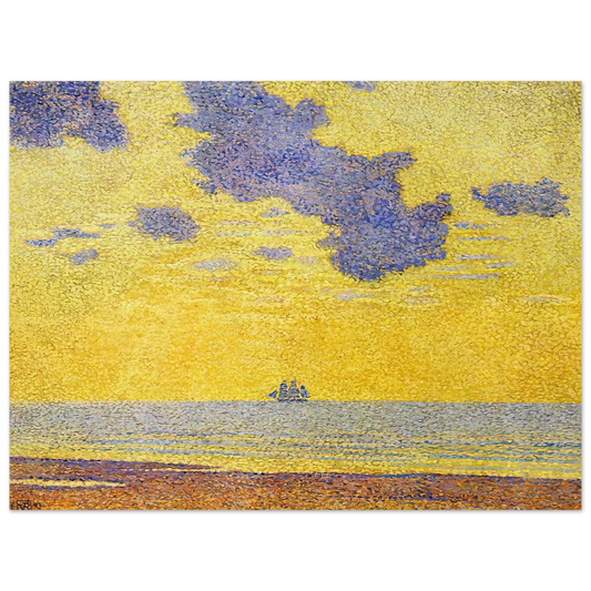 Big Clouds by Theo van Rysselberghe (1893) – art poster