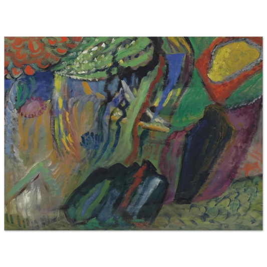 Abstract Composition by Gabriele Munter – art poster