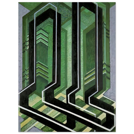 Diagonal Planes by Frantisek Kupka – art poster, view 2