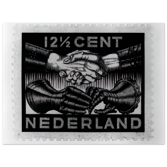 Design For Dutch Pease Postage Stamp March by M.C. Escher (1932) – art poster