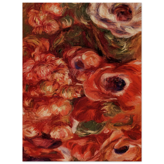 Anemonies by Pierre-Auguste Renoir – art poster, view 2