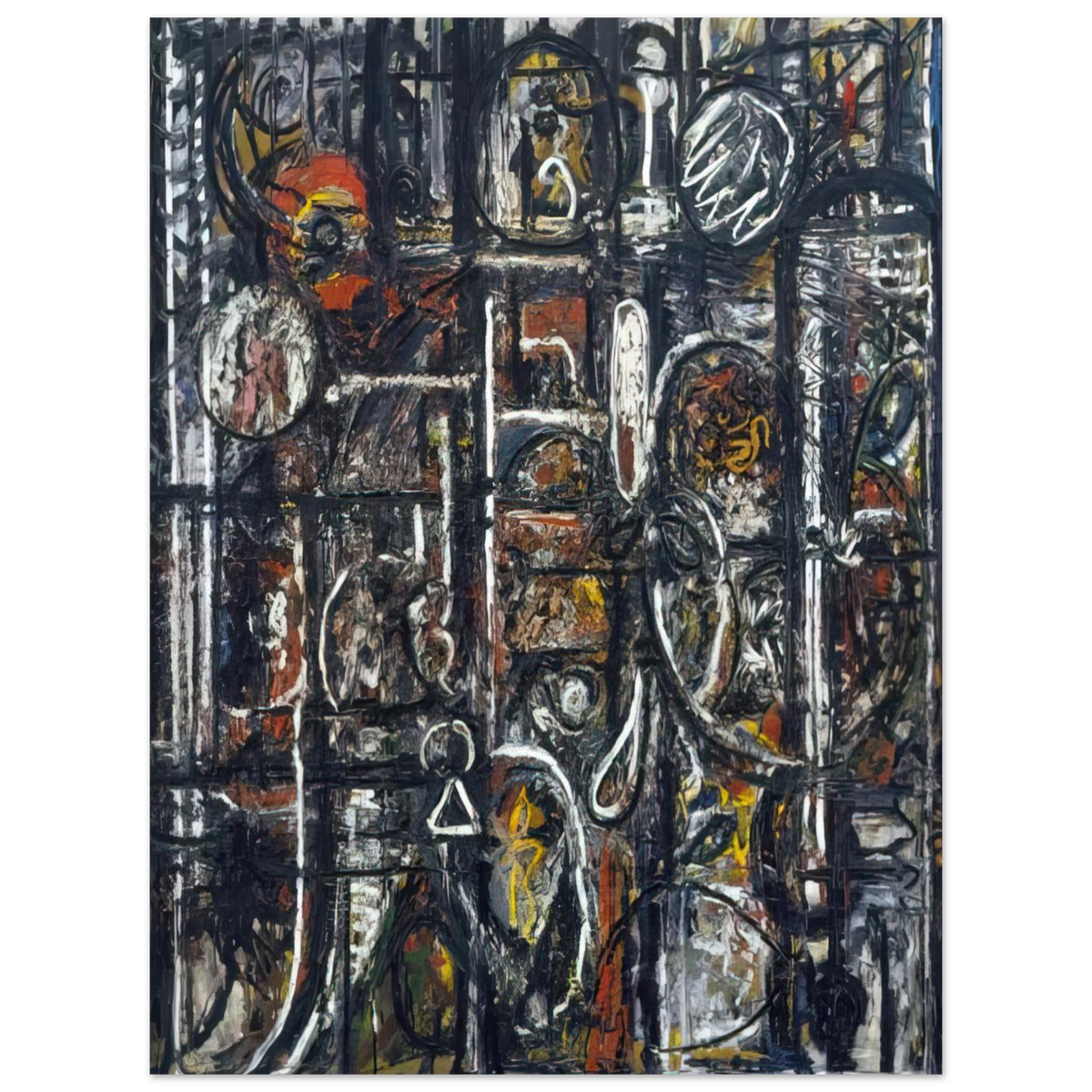 Palimpsest by Richard Pousette-Dart – art poster, view 2