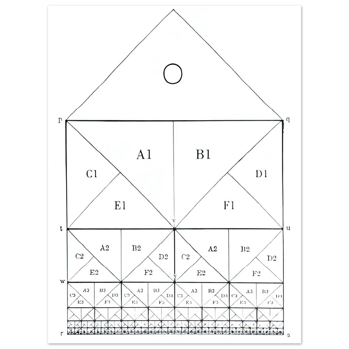 Scheme by M.C. Escher – art poster, view 2