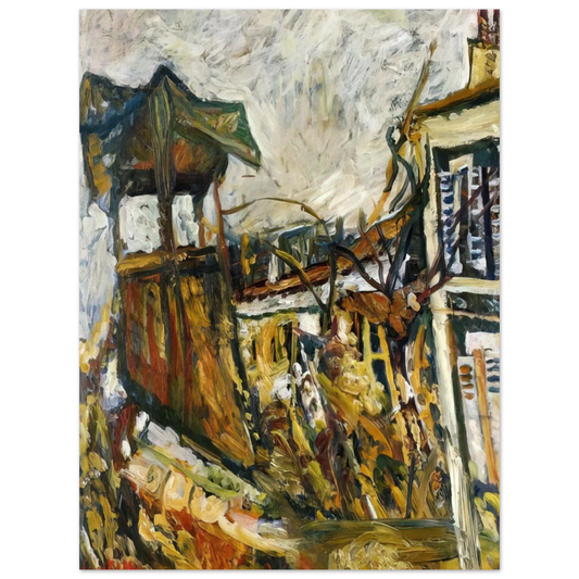 Parisian Suburb by Chaim Soutine – art poster